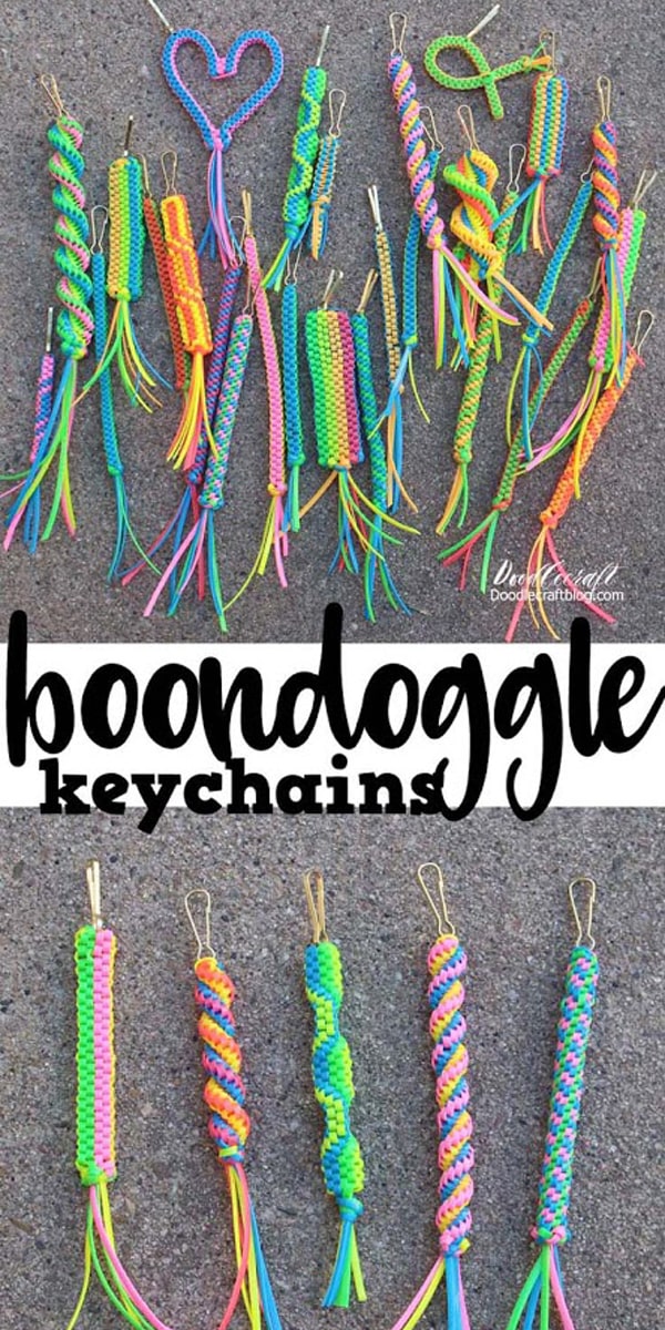 How to Make Boondoggle Keychains DIY